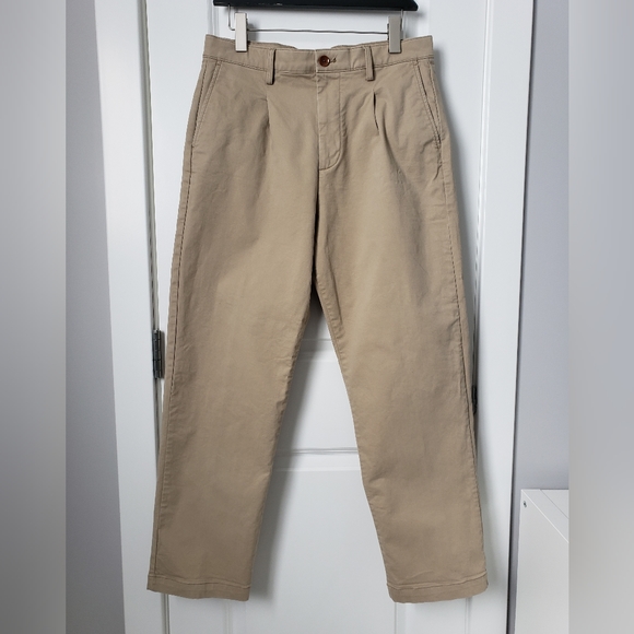 Gap Relaxed Vintage Pleated Khakis with Washwell Iconic Khakis - Sz 30 - Picture 3 of 13